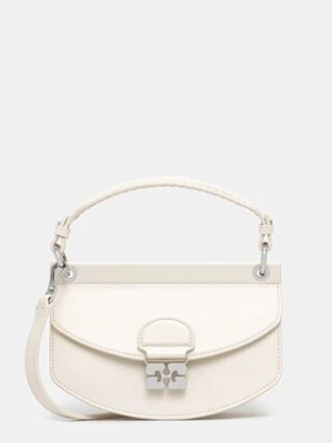 GANNI torebka Apo-G Bag Mini Top Handle kolor beżowy A6521