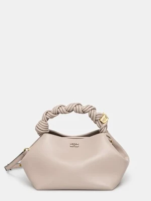 GANNI torebka Bou Bag Small kolor beżowy A5245