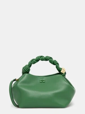 GANNI torebka Bou Bag Small kolor zielony A6496