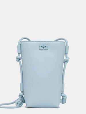 GANNI torebka Bou Crossbody kolor niebieski A6388