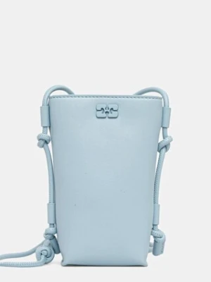 GANNI torebka Bou Crossbody kolor niebieski A6388