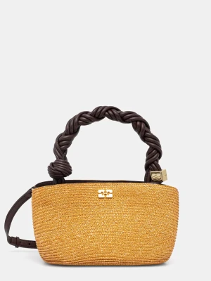 GANNI torebka crossbody damska pleciona Bou Mini Straw