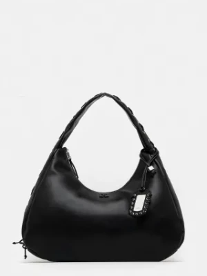 GANNI torebka Hobo XXL kolor czarny A6639