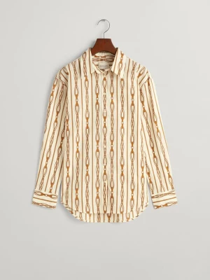 GANT Bawełniana koszula z woalu Relaxed Fit Rope Striped