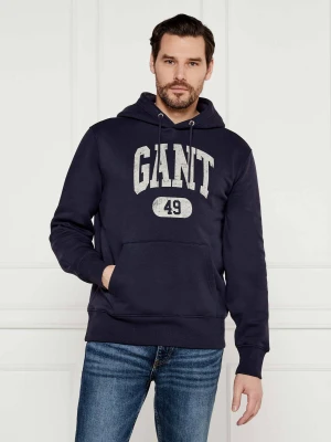 Gant Bluza 49 Arch Graphic | Regular Fit granatowy