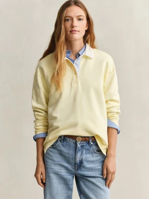 Gant Bluza damska Kobiety Bawełna żółty jednolity,