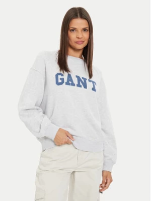 Gant Bluza Graphic 4200488 Szary Regular Fit