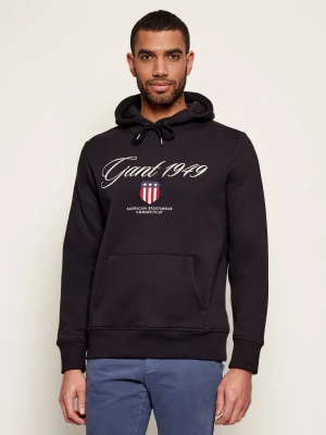 Gant Bluza GRAPHIC | Regular Fit czarny