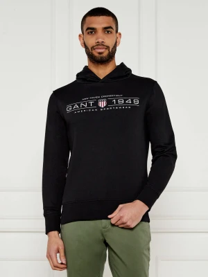 Gant Bluza GRAPHIC | Regular Fit czarny
