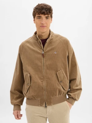 Gant Bluza męska Mężczyźni Sztruks brązowy jednolity,