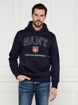 Gant Bluza | Regular Fit granatowy