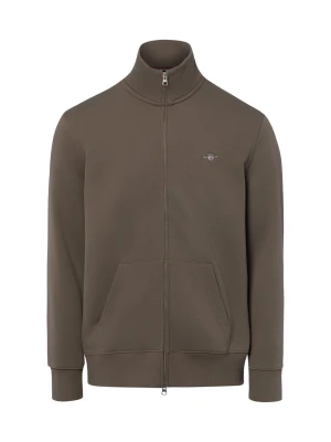 Gant bluza rozpinana Mężczyźni Bawełna brązowy | szary