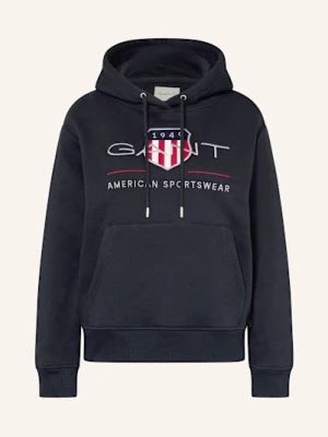 Gant Bluza Z Kapturem blau