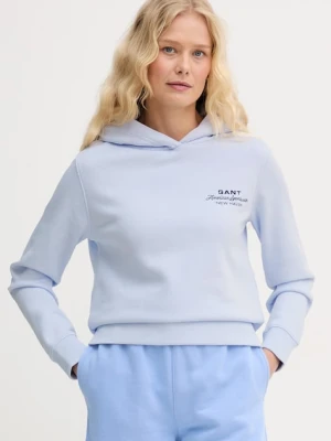 Gant bluza z kapturem damska bawełniana