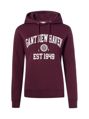 Gant Bluza z kapturem dla kobiet Kobiety brązowy