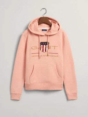 GANT bluza z kapturem i motywem Archive Shield