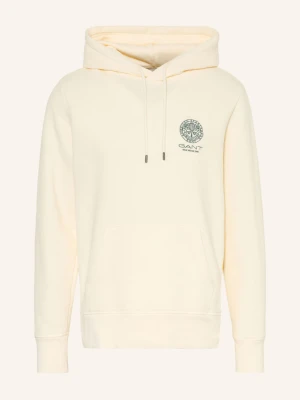 Gant Bluza Z Kapturem weiss KREMOWY