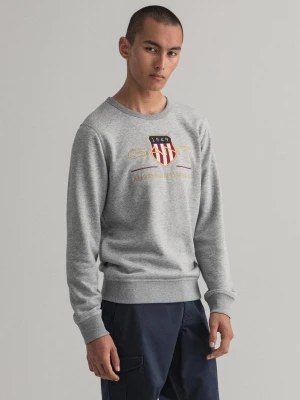 Bluza z Okrągłym Dekoltem I Motywem Archive Shield GANT