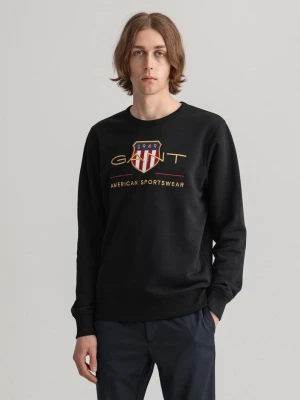 Bluza z okrągłym dekoltem i motywem tarczy GANT