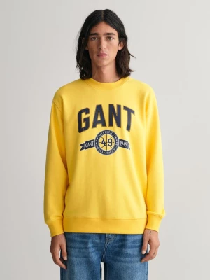 GANT bluza z okrągłym dekoltem i motywem Retro Crest