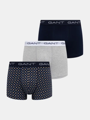 Gant bokserki 3-pack granatowy