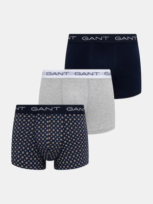 Gant bokserki 3-pack kolor granatowy 902533053