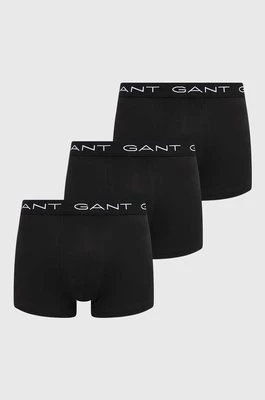 Gant bokserki 3-pack męskie kolor czarny 900013003