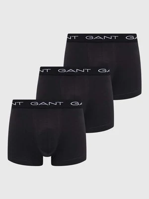 Gant bokserki 3-pack męskie kolor czarny 900013003