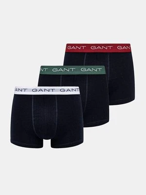 Gant bokserki 3-pack męskie kolor granatowy 902443003