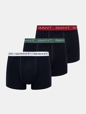 Gant bokserki 3-pack męskie kolor granatowy 902443004