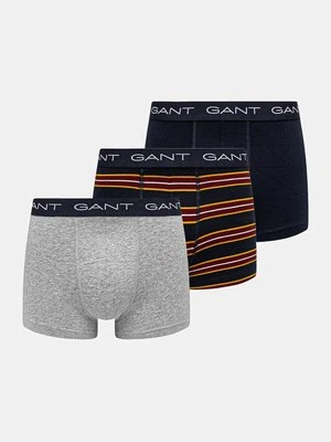 Gant bokserki 3-pack męskie kolor granatowy 902443033