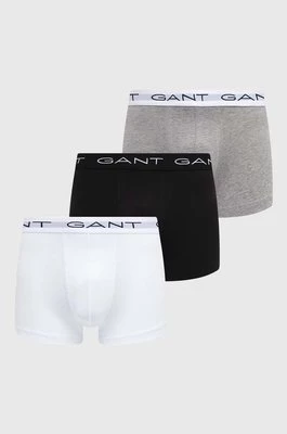 Gant bokserki 3-pack męskie kolor szary 900013003