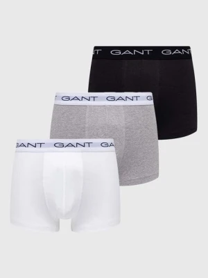 Gant bokserki 3-pack męskie kolor szary 900013003