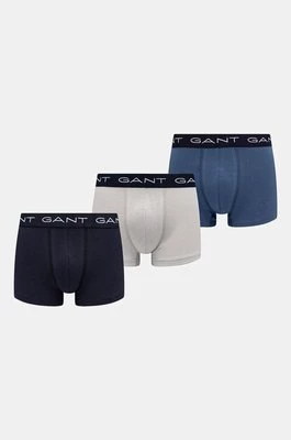 Gant bokserki 3-pack męskie kolor szary 902433003