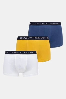 Gant bokserki 3-pack męskie kolor żółty 902433003