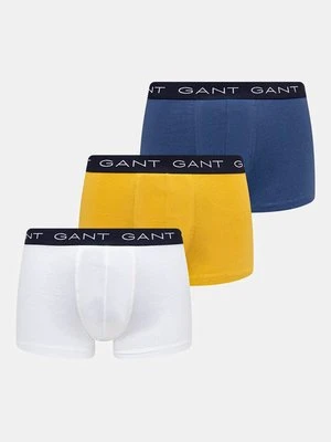 Gant bokserki 3-pack męskie kolor żółty 902433003