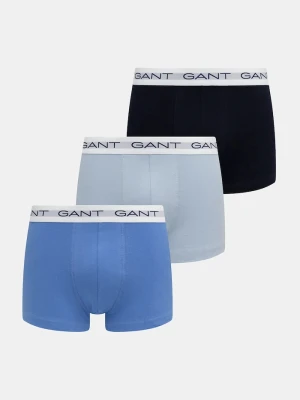 Gant bokserki 3-pack niebieski