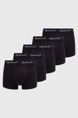 Gant bokserki 5-pack męskie kolor czarny