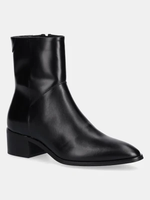 Gant botki St Broomly damskie kolor czarny na słupku 31541092