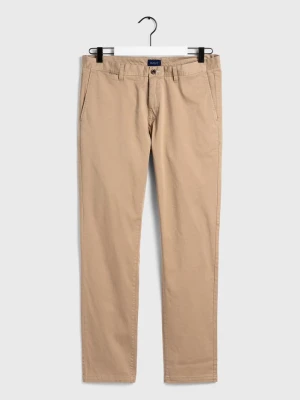 Chinosy Męskie Satynowe Slim GANT