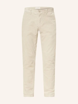 Gant Chinosy Ze Sztruksu Slim Fit beige