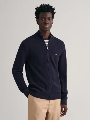 Gant Cotton Piqué Zip Cardigan