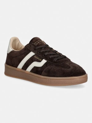 Gant Cuzima sneakersy damskie skórzane brązowy