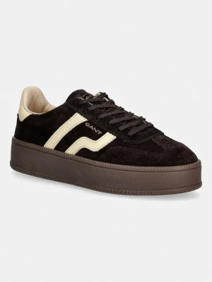 Gant Cuzmani sneakersy damskie zamszowe brązowy