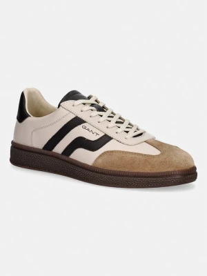 Gant Cuzmo sneakersy męskie skórzane beżowy