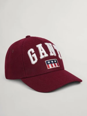 GANT czapka wełniana z nadrukiem