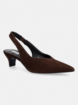 Gant czółenka na niskim obcasie zamszowe Tillbye