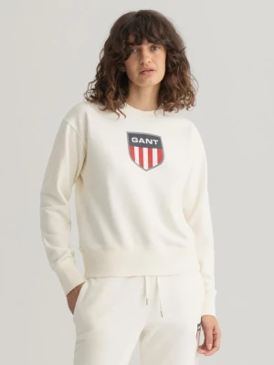 GANT damska bluza z okrągłym dekoltem Retro Shield