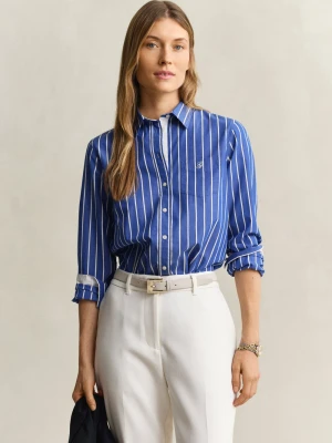 Gant Damska bluzka koszulowa Kobiety Bawełna niebieski,