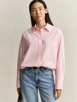 Gant Damska bluzka koszulowa Kobiety Bawełna (100%) różowy w paski,